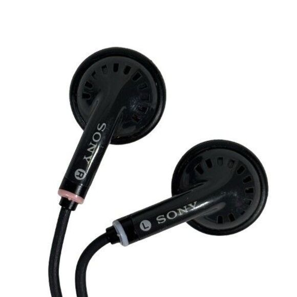 Sony MDR-E424 Turbo Fontopid Stereo Earbuds Walkman Headphones w/Case - Works - Picture 3 of 11